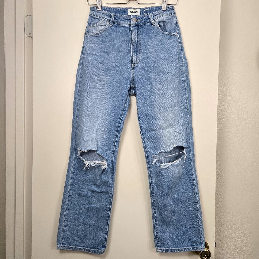 ROLLA'S Light Blue Straight Leg Jeans